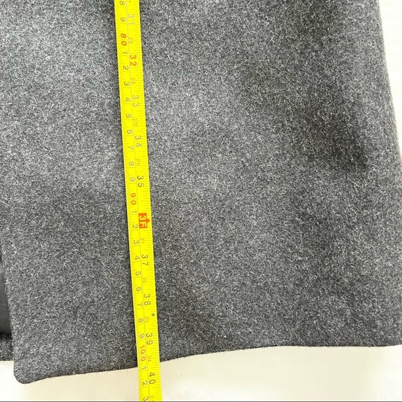 J. CREW WOOL BLEND LONG LINE JACKET Size Small Charcoal Gray Minimalist Chic - Picture 10 of 11